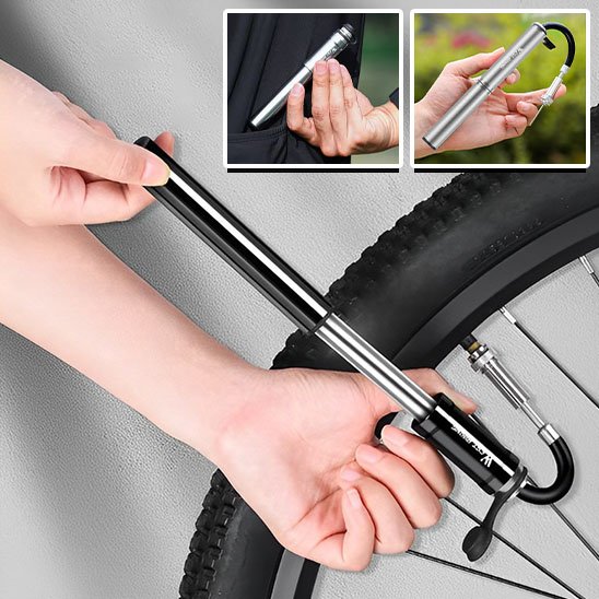 Pompe à Vélo Ultra-Compacte | AdventureGear™