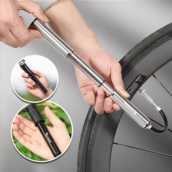 Pompe à Vélo Ultra-Compacte | AdventureGear™