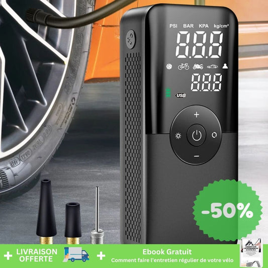 Airboost Pro™ | Compresseur portatif - Gear-Bike