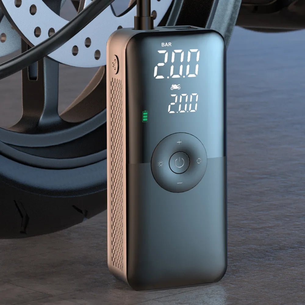 Airboost Pro™ | Compresseur portatif Automatique - Gear-Bike